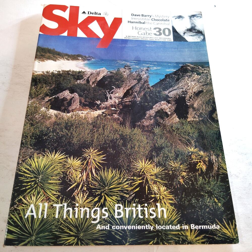 Delta SKY Magazine October 2002 - Atlanta, California, British Isles, Dave Barry